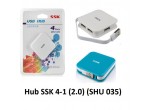 HUB USB 2.0 SSK shu035 - 4PORT